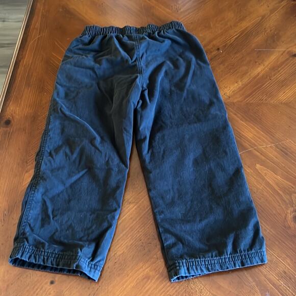 Circo 3T Black Woven Lined Pants Pull On Elastic Waist Front Pockets - Picture 8 of 9